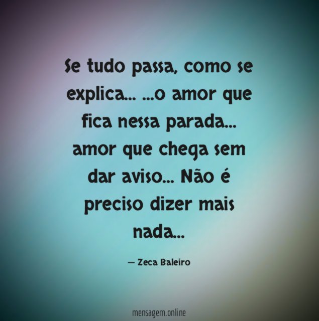 Se tudo passa