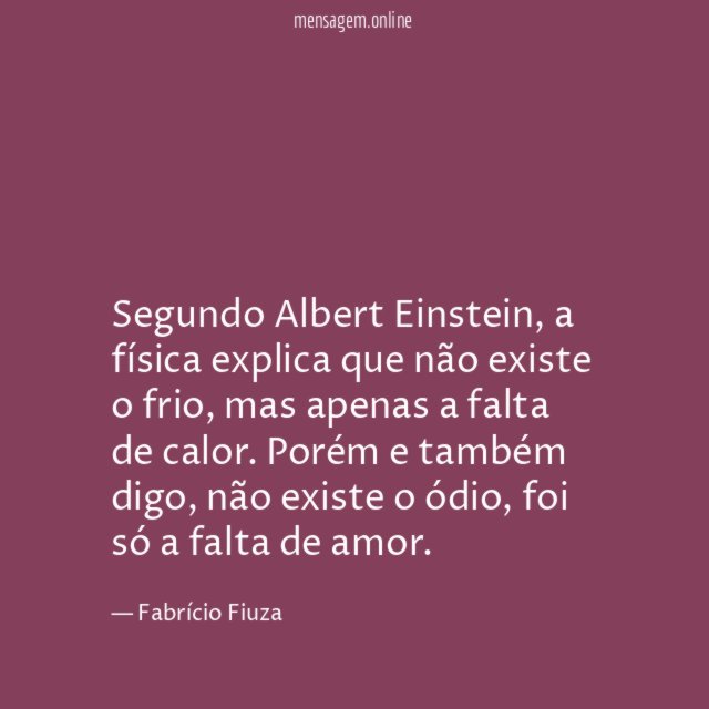 Segundo Albert Einstein