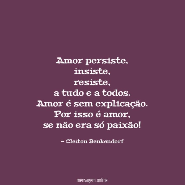Amor persiste