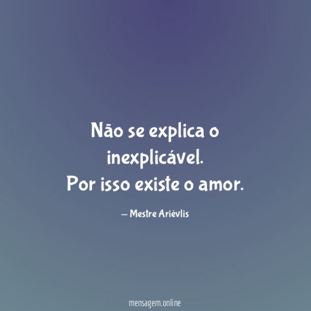 Não se explica o inexplicável