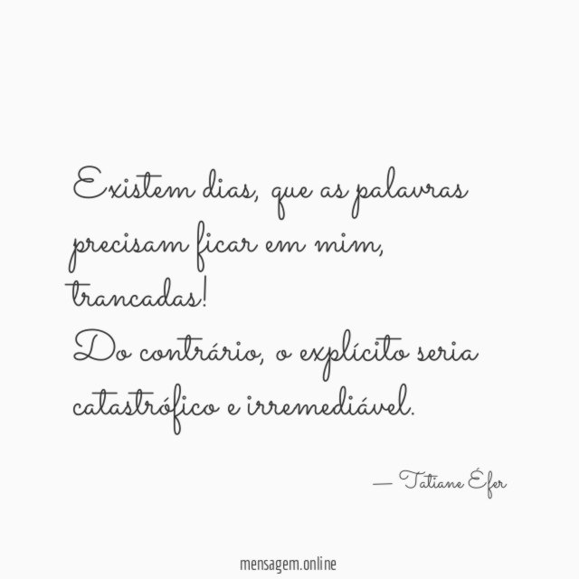 Existem dias