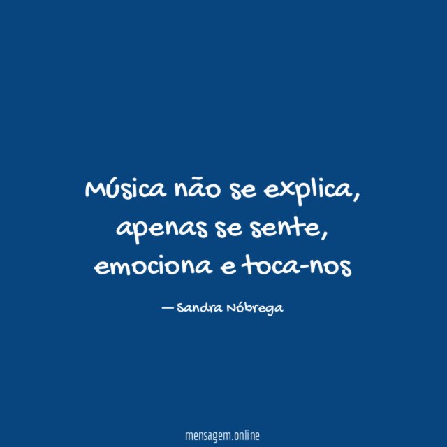 Música não se explica