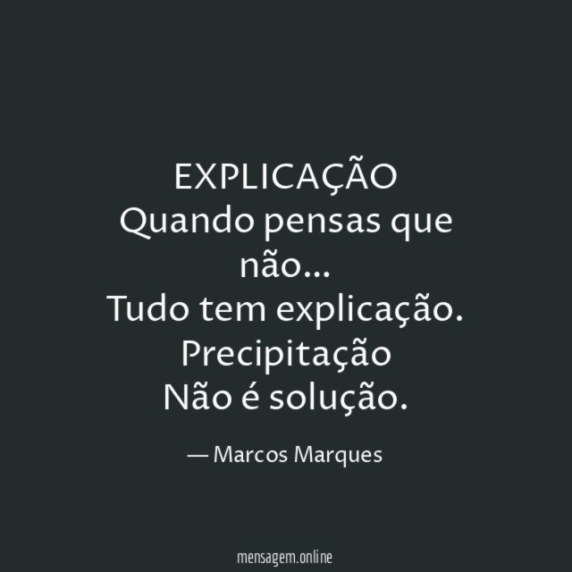 EXPLICAÇÃO