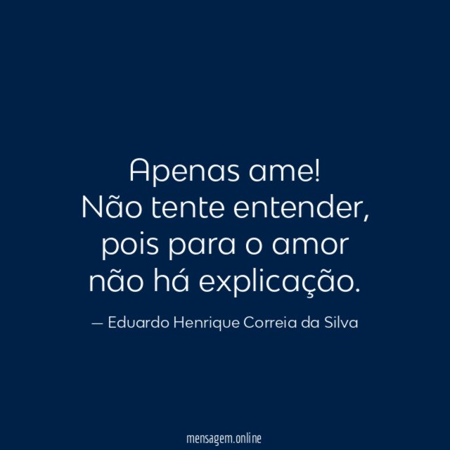Apenas ame