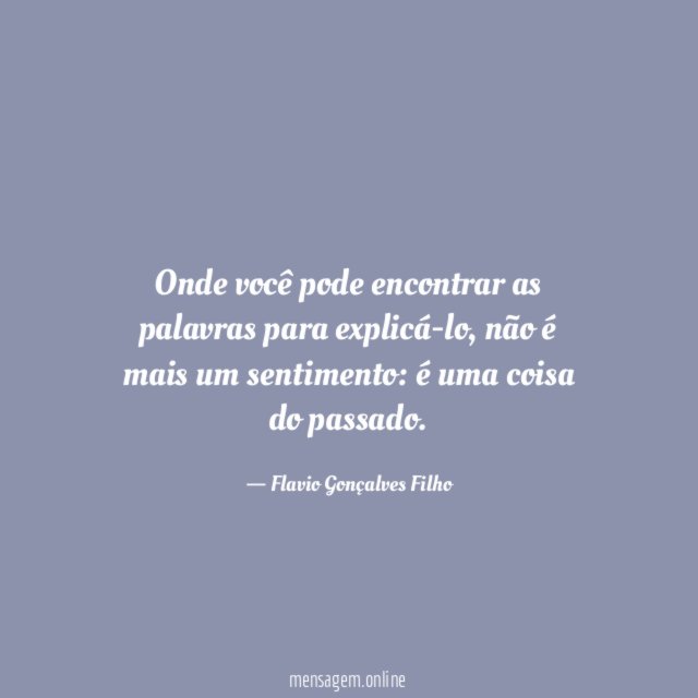 Onde você pode encontrar as palavras para explicá-lo