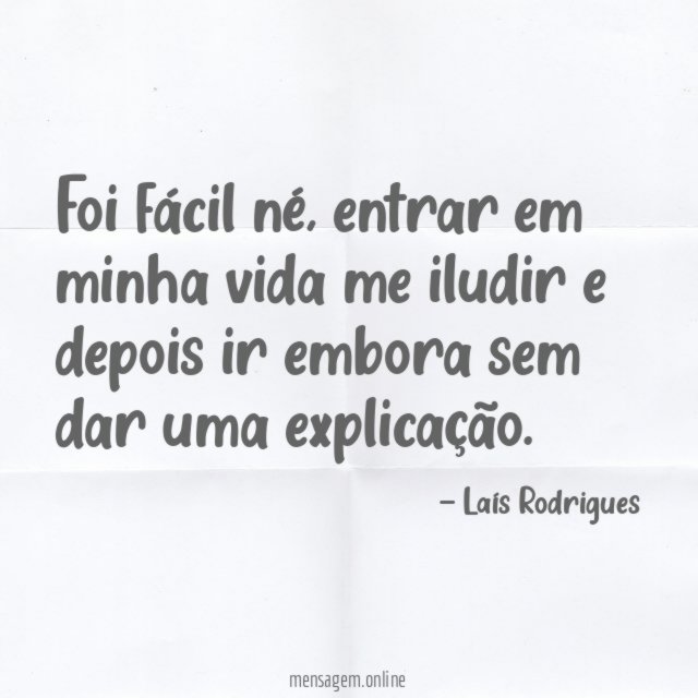 Foi fácil né