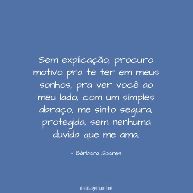 Sem explicação
