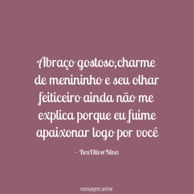 Abraço gostoso