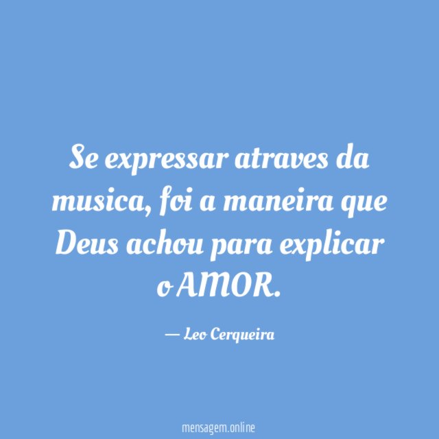 Se expressar atraves da musica