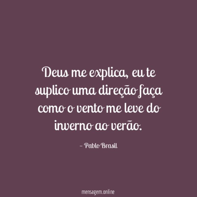 Deus me explica