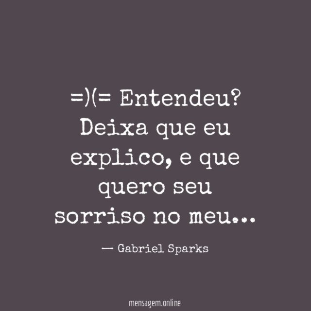 =)(= Entendeu?