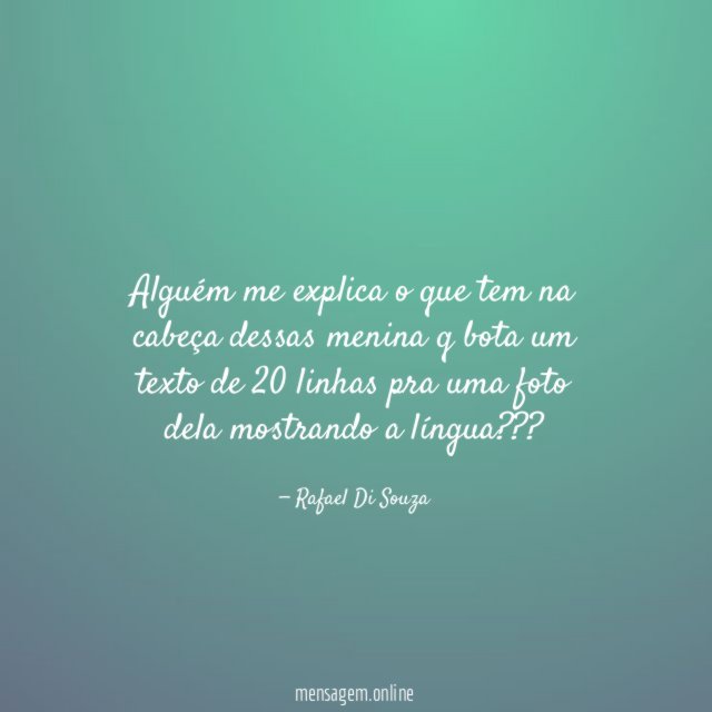 Alguém me explica o que tem na cabeça