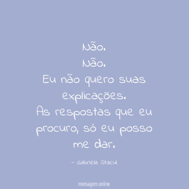 Não