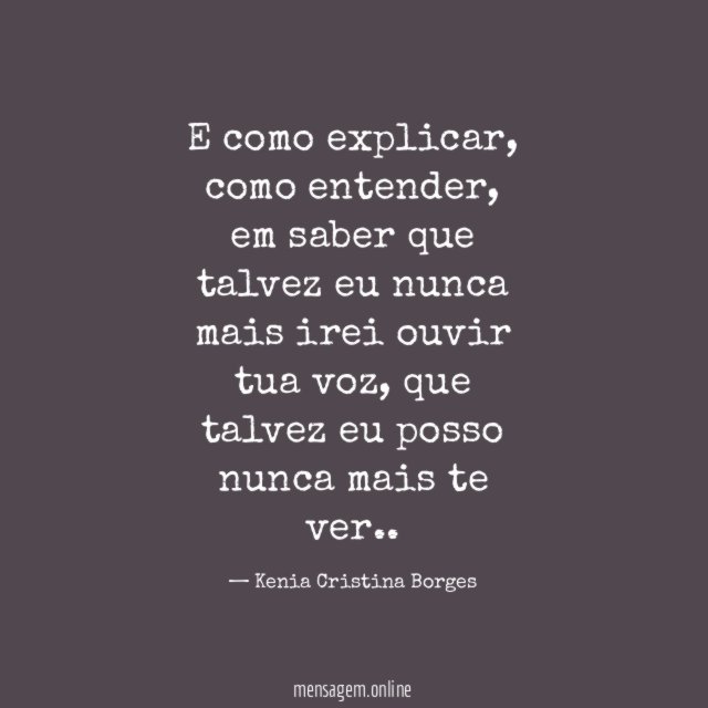 E como explicar