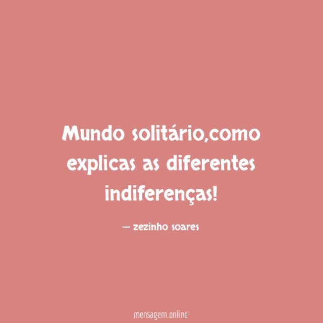 Mundo solitário