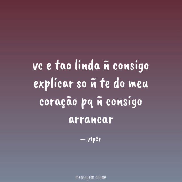 vc e tao linda ñ consigo explicar so