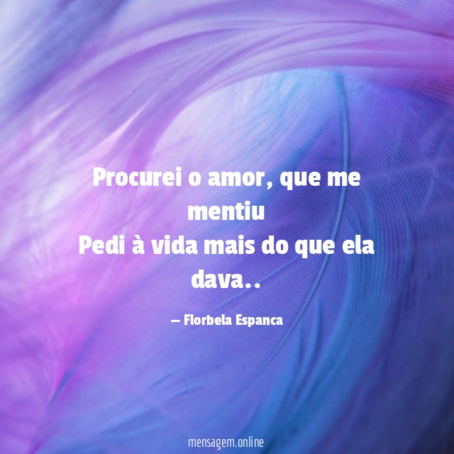 Procurei o amor