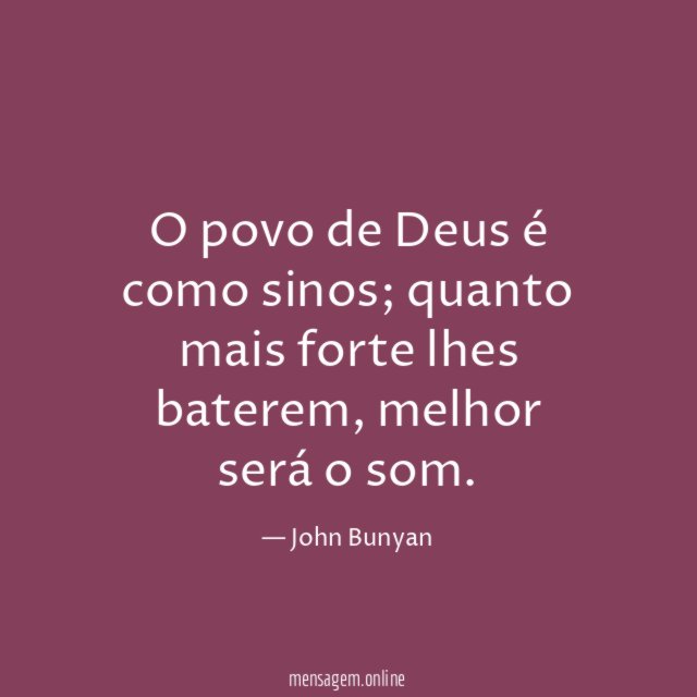 O povo de Deus é como sinos