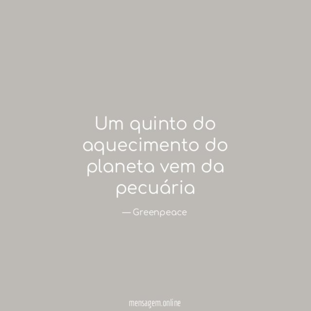 Um quinto do aquecimento do planeta vem da pecuária