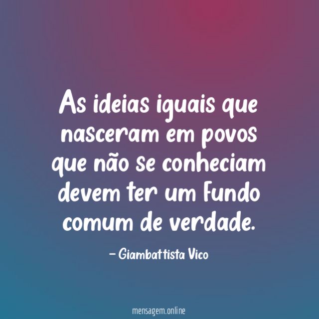 As ideias iguais que nasceram em povos que