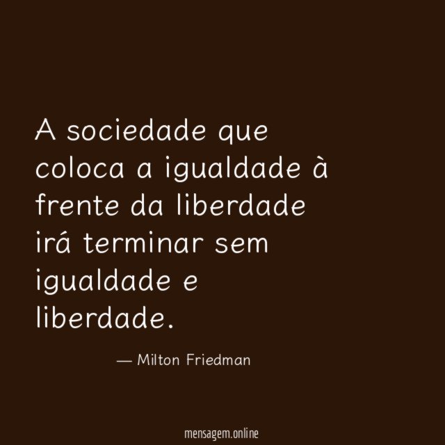 A sociedade que coloca a igualdade à frente