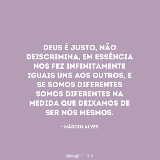 Deus é justo