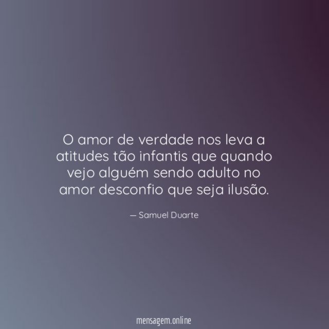 O amor de verdade nos leva a atitudes
