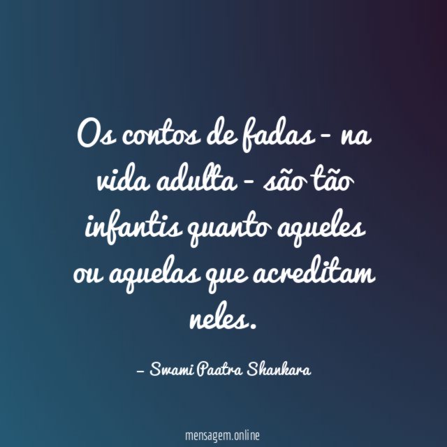 Os contos de fadas - na vida adulta