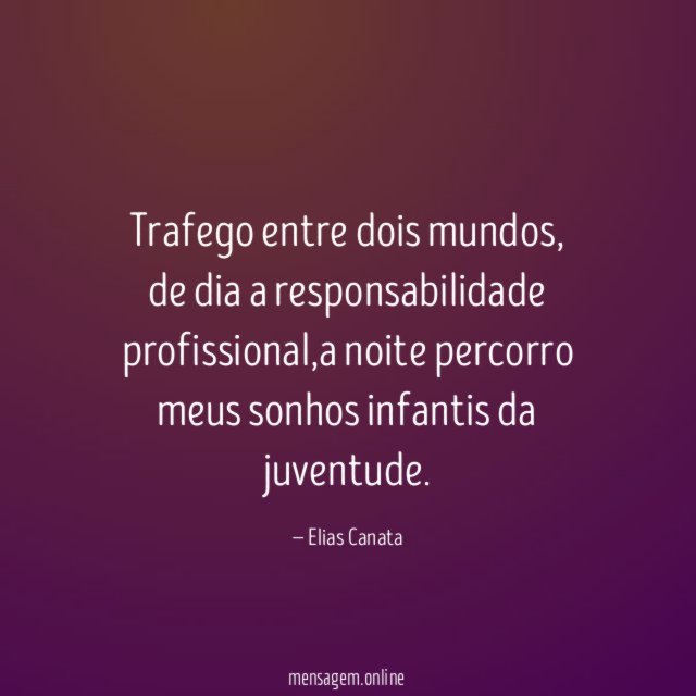 Trafego entre dois mundos