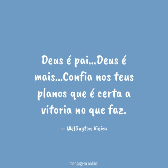 Deus é pai