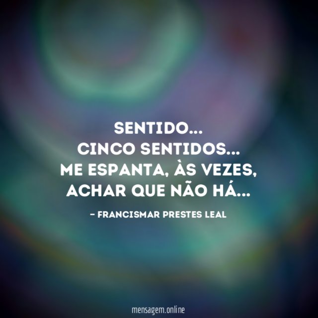 Sentido…