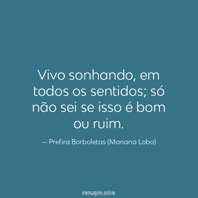 Vivo sonhando