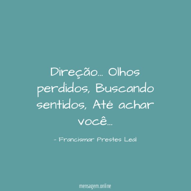 Direção…