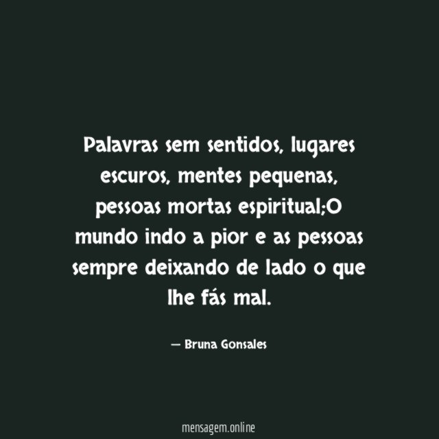 Palavras sem sentidos