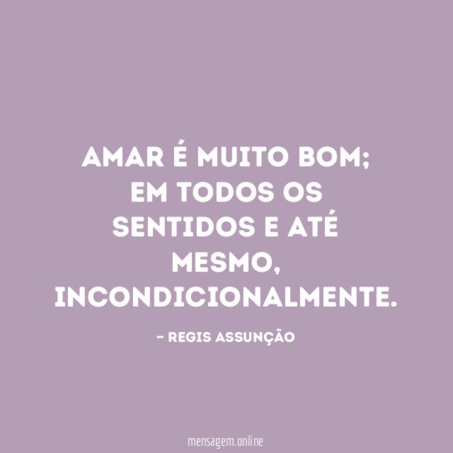 Amar é muito bom