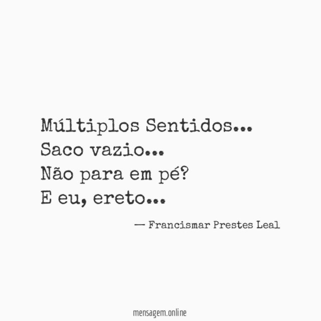 Múltiplos Sentidos…