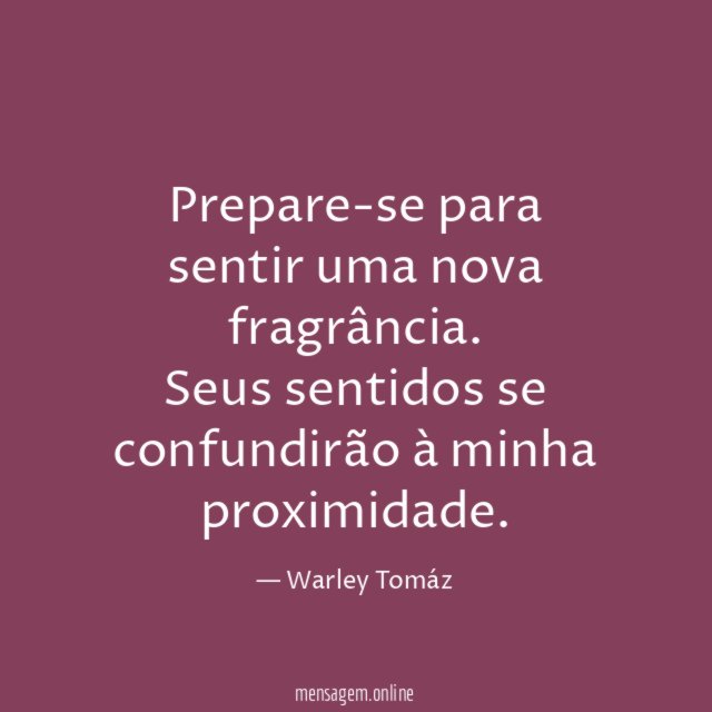Prepare-se para sentir uma nova fragrância
