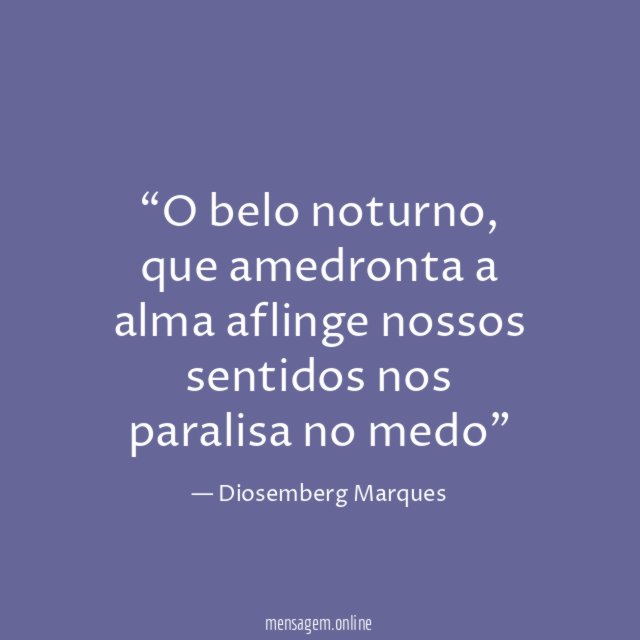 O belo noturno