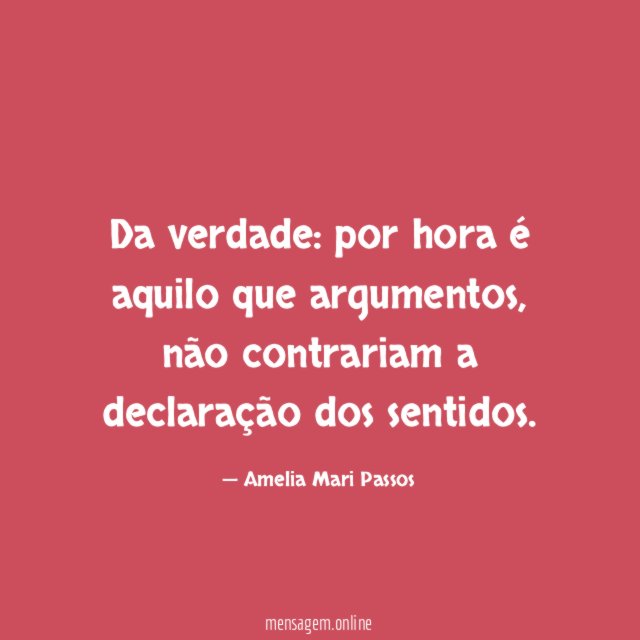 Da verdade