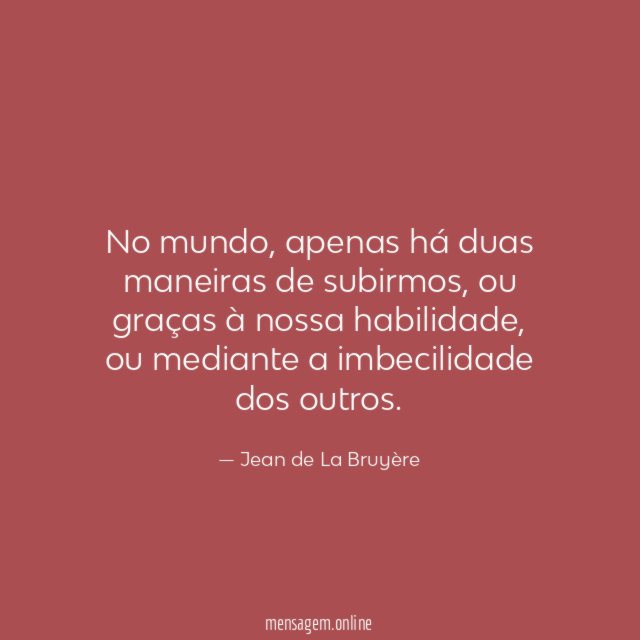 No mundo