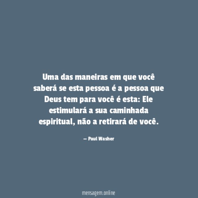 Uma das maneiras em que você saberá se