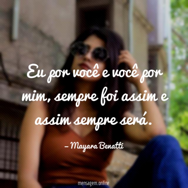 Eu por você e você por mim