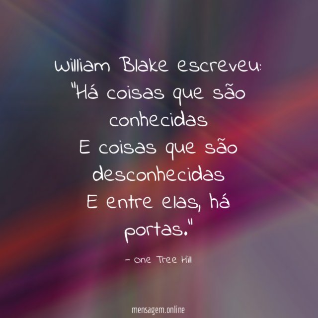 William Blake escreveu