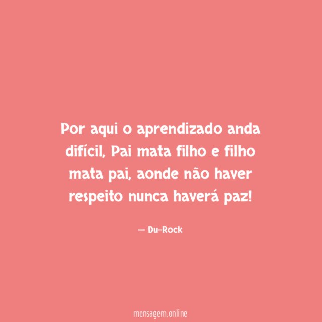 Por aqui o aprendizado anda difícil