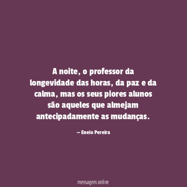 A noite