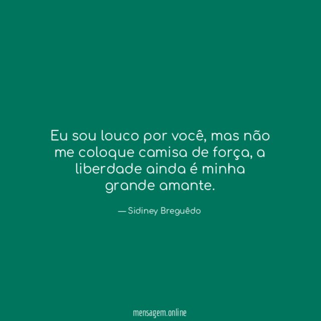 Eu sou louco por você