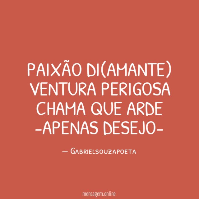 PAIXÃO DI(AMANTE)