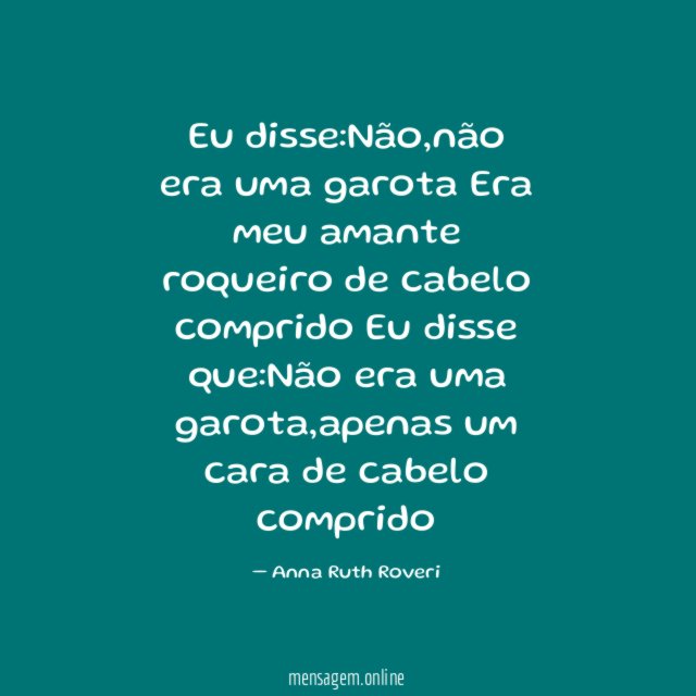 Eu disse