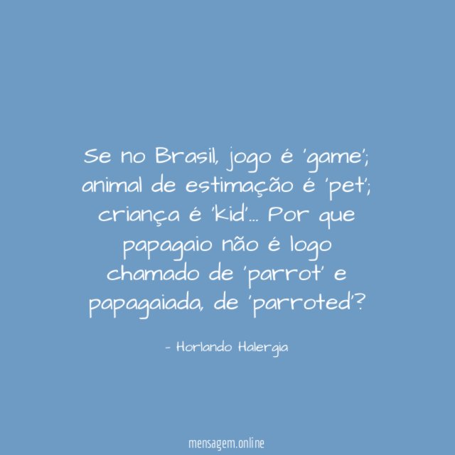 Se no Brasil