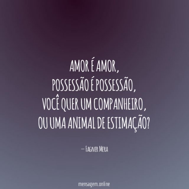 Amor é amor